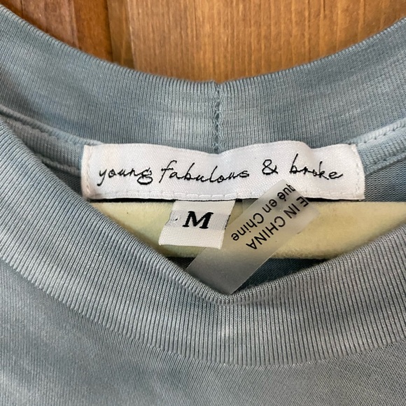 YOUNG FABULOUS & BROKE Bennett Tie Dye Ombré Dress M - Picture 3 of 3